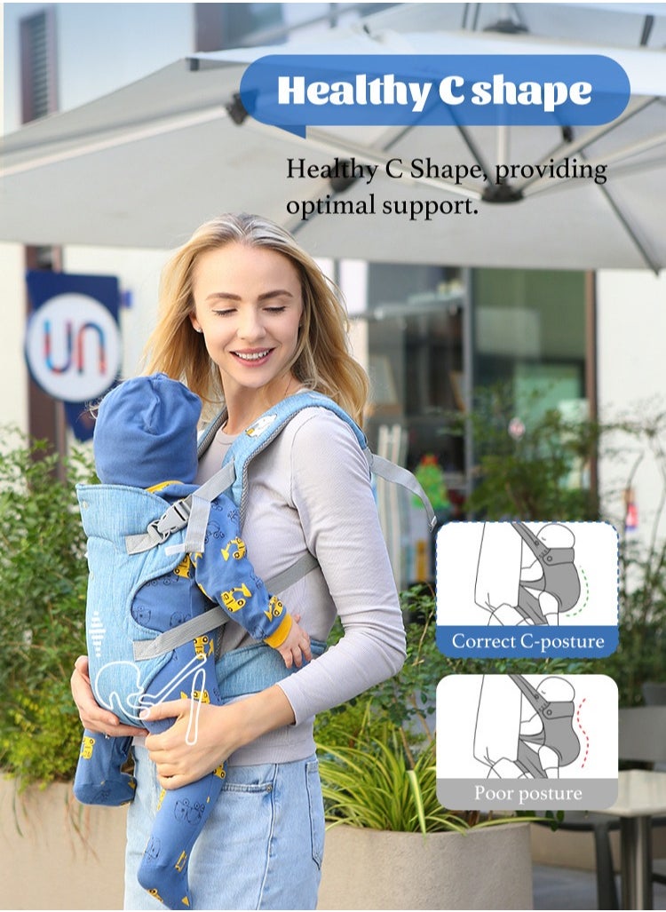 RATSAW - Adjustable Strap Baby Carrier Flip Advanced 4-in-1 Easy to Wear Ergonomic Breathable Carrier Slings - Image 1
