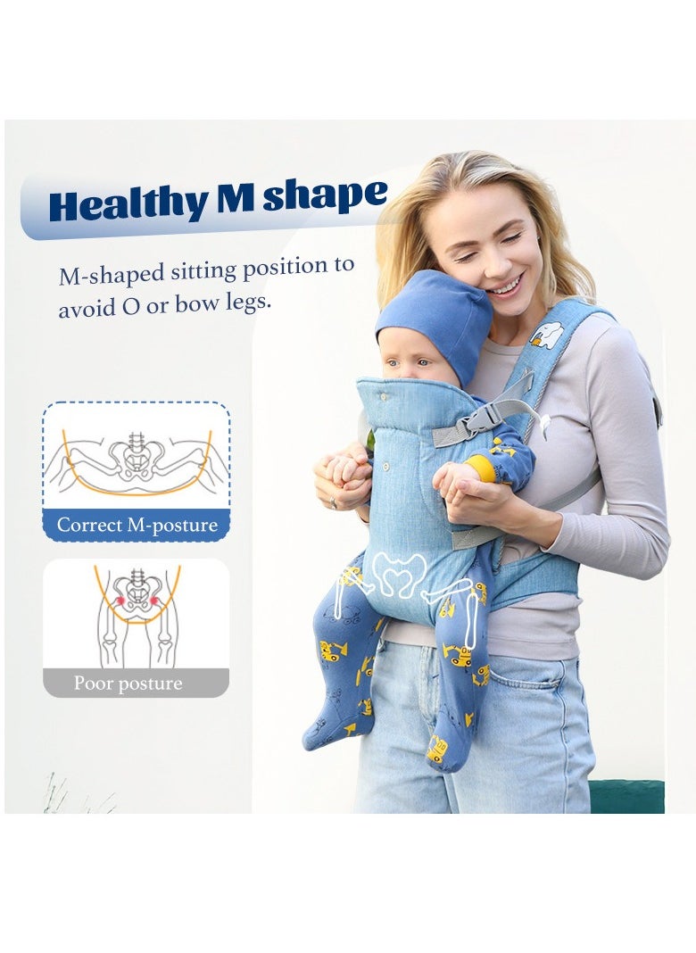 RATSAW - Adjustable Strap Baby Carrier Flip Advanced 4-in-1 Easy to Wear Ergonomic Breathable Carrier Slings - Image 1
