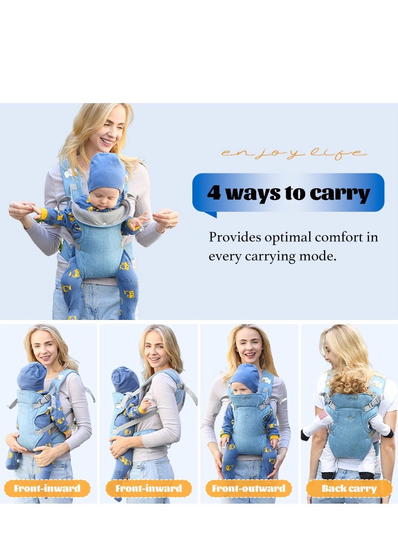 RATSAW - Adjustable Strap Baby Carrier Flip Advanced 4-in-1 Easy to Wear Ergonomic Breathable Carrier Slings - Image 1