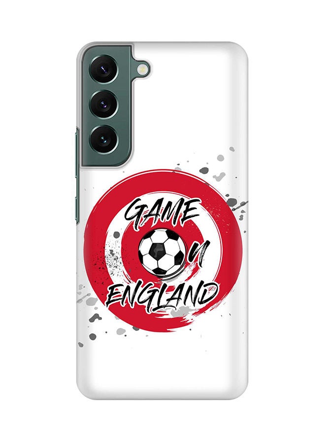 Stylizedd Case for Samsung Galaxy S22 5G Slim Snap Classic Series Shield Matte Finish Print - Game on England - Image 1