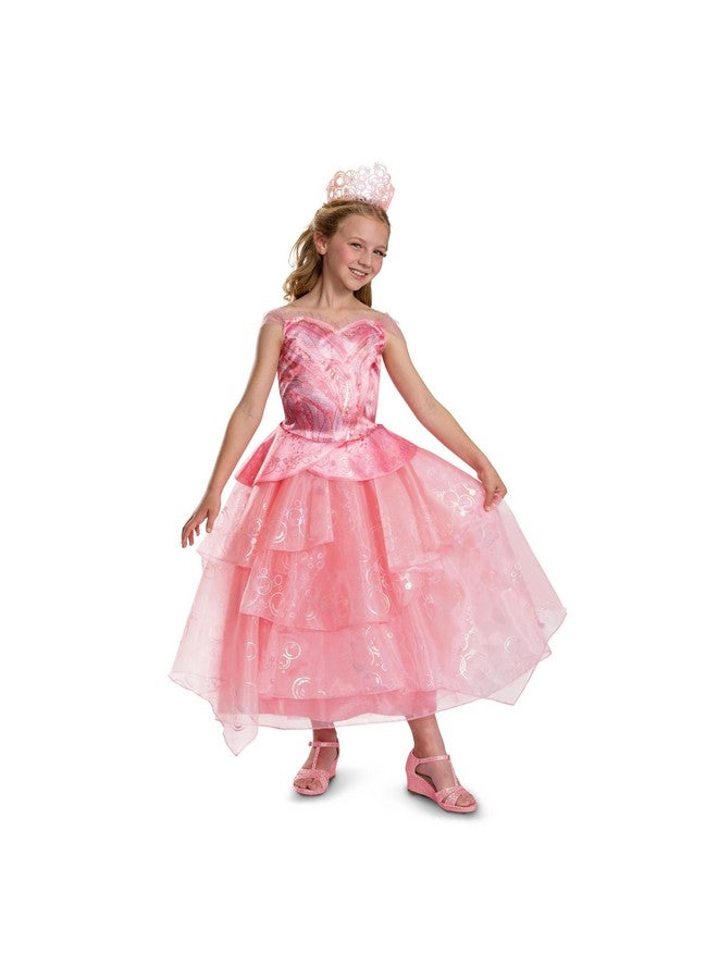 Disguise Wicked Glinda Costume for Girls, Deluxe Official Wicked Pink Glinda Costume Dress, Kids Size (4-6x) - Image 1