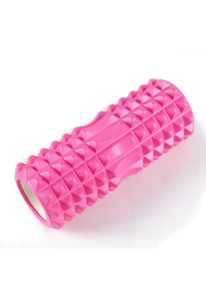 Yoga Foam Roller Moon for Deep Tissue Massage Muscle with Carry Bag, Pink