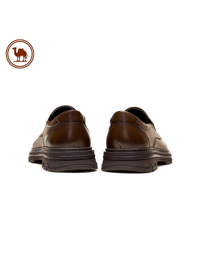 CAMELJEANS أحذية رجال من جلد السويد الناعم المريح بنعل ناعم للأعمال P13a005030 بني 43 - Image 5