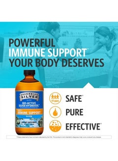 Sovereign Silver Bio-Active Silver Hydrosol for Immune Support - Colloidal Silver -10 ppm, 16oz (473mL) - Economy Size  - Image 2