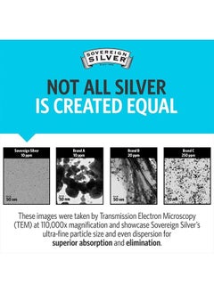 Sovereign Silver Bio-Active Silver Hydrosol for Immune Support - Colloidal Silver -10 ppm, 16oz (473mL) - Economy Size  - Image 5