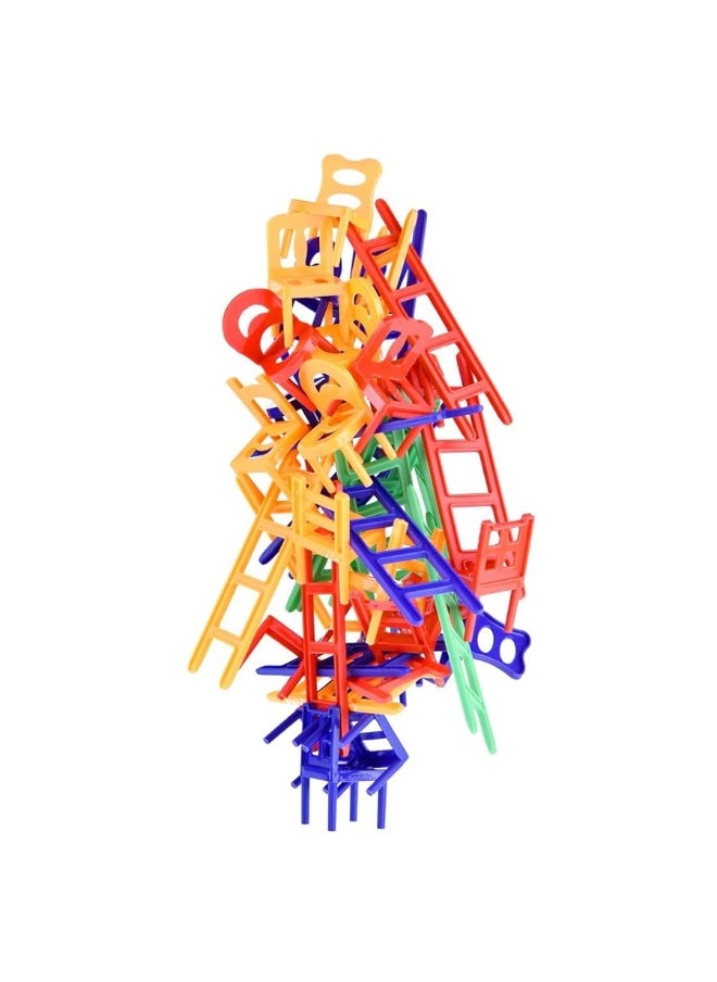 WEofferwhatYOUwant WEofferwhatYOUwant Chairs and Ladders Family Game - Stacking Balance Game. 44 Individual Pieces.  - Image 3