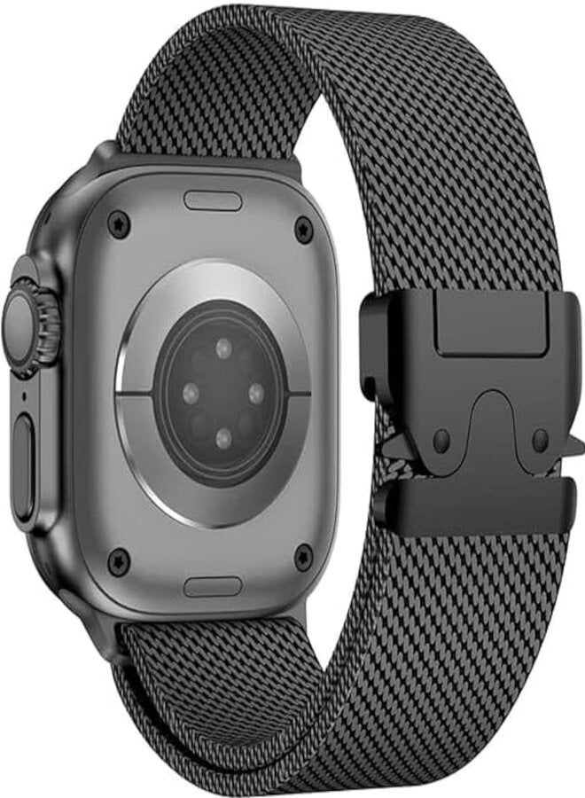 Heavy Metal Chain Strap for iWatch Band 49mm 45mm 44mm 42mm Premium Stainless Steel - Image 2