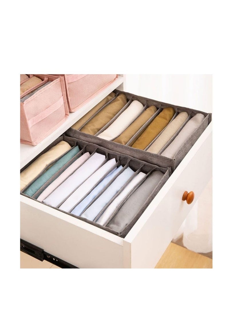Generic - Drawer or closet organizer. For storing underwear, socks, scarves, leggings, skirts, shirts, jeans and other items. 4 pieces - Image 1