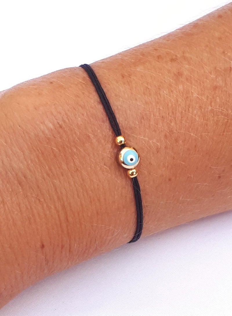 Alwan سوار منسوج يدويًا بخيوط قابلة للتعديل مع عين شريرة - Image 2