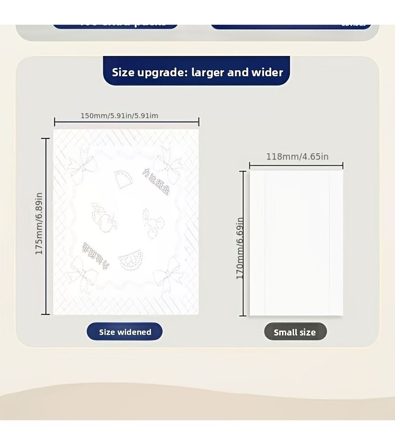 1 Pack 408 Sheets Six Ply Thickened Virgin Wood Pulp Embossed Facial Tissue Large Home Use Tear Resistant Premium Feel - Image 5