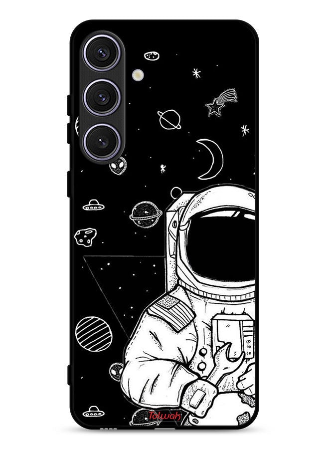 Tolwak Samsung Galaxy S24 Plus 5G Protective Case Cover Astronaut Art - Image 1