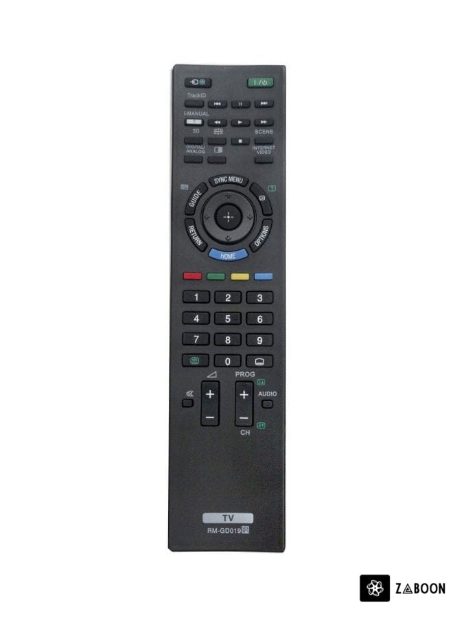 Zaboon Remote Control For Sony TV Black