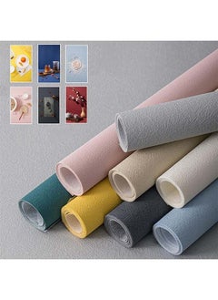 L&E 6PCS Backdrop Photography Background 20x28Inch, Cotton Thicken Suede Textured Solid Morandi Color Photography Backdrop for Photo Video Studio  - Image 1