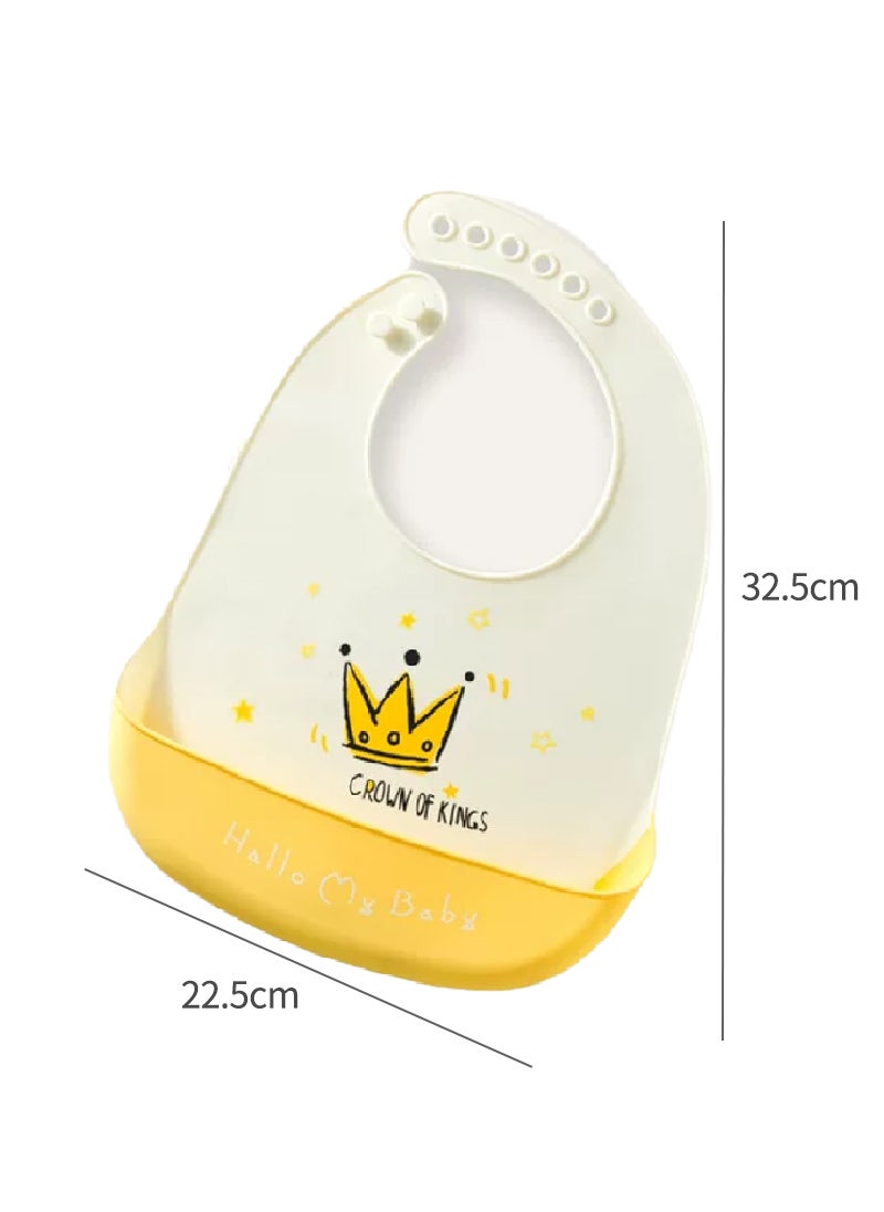 Baby Silicone Bib Waterproof Saliva Pocket - pzsku/Z491C3CAB854BBE361331Z/45/_/1701083704/37b7a1dd-6fd5-4def-b3e9-d7be2a3dc1b5