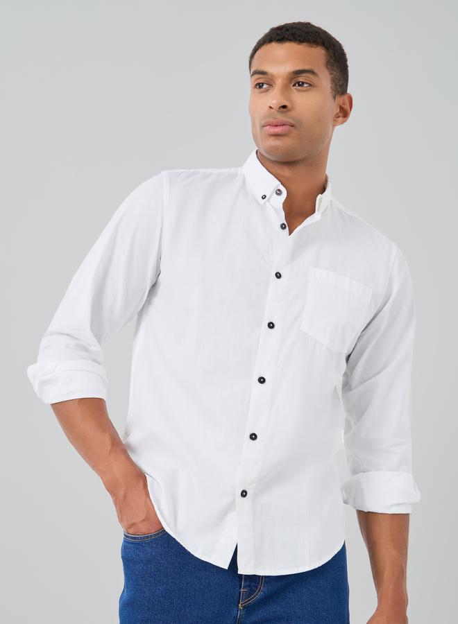 Styli Styli Button Down Regular Fit Long Sleeve Shirt  - Image 1
