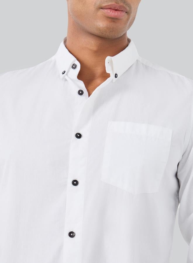 Styli Styli Button Down Regular Fit Long Sleeve Shirt  - Image 4
