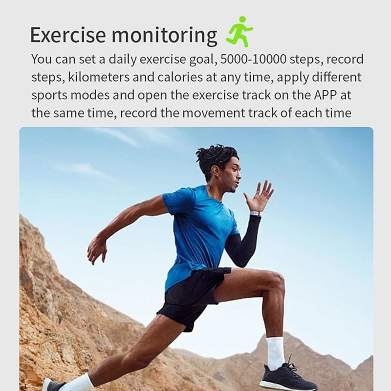 Smart Health Ring IP68 Waterproof Fitness Tracker With App Step Counter Size 10 - Image 4