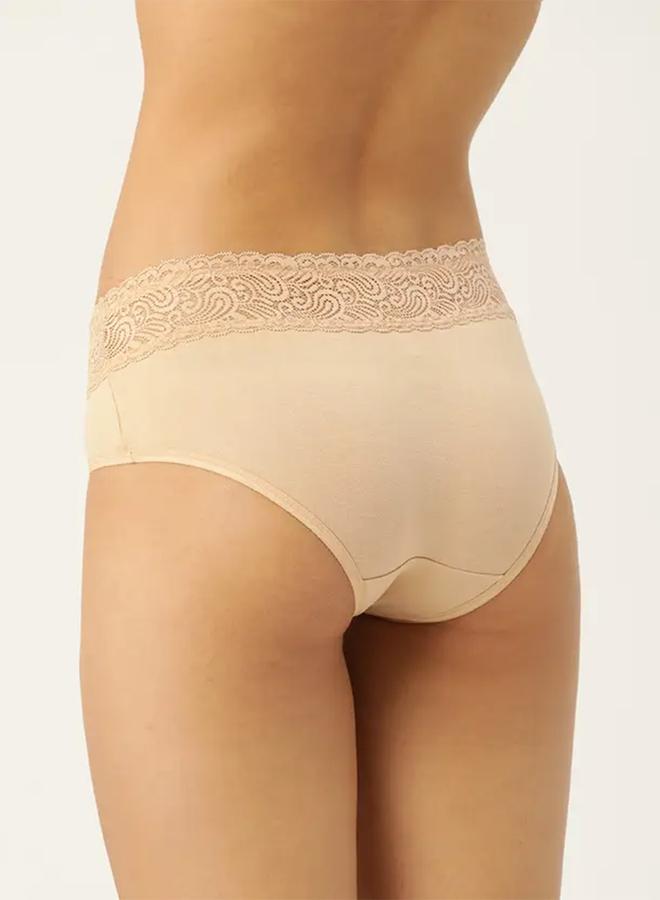 ليدينغ ليدي لانجري نسائي قطن بحزام دانتيل عبوتين - Image 2