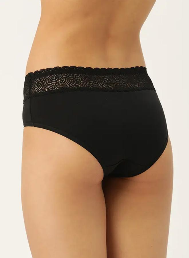 ليدينغ ليدي لانجري نسائي قطن بحزام دانتيل عبوتين - Image 4