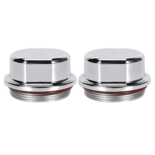 SeSicWe Hub Dust Caps Axle Dust Grease Cap with O Ring for Vortex 48355v Boat Nitro EZ for Ranger Replace K71G0173 21261 81143 for Marine for Dexter Trailer Hub Wheel Silver 2 - Image 1