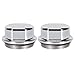 SeSicWe Hub Dust Caps Axle Dust Grease Cap with O Ring for Vortex 48355v Boat Nitro EZ for Ranger Replace K71G0173 21261 81143 for Marine for Dexter Trailer Hub Wheel Silver 2 - Image 2