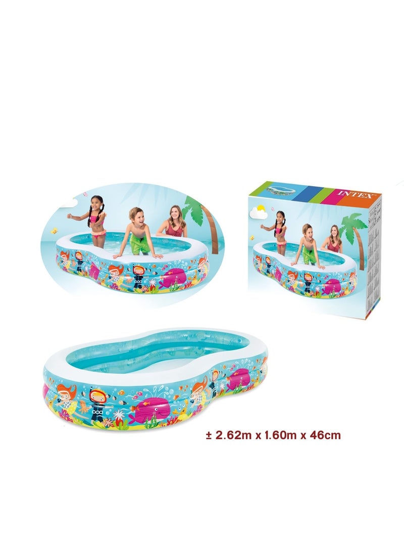 انتكس مركز سباحة وحوض سباحة قابل للنفخ مع غطس ممتع