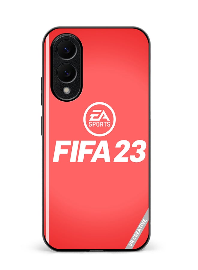 Protective Case Cover For Samsung Galaxy S25 Edge Fifa 23 Red Ea Design Multicolour