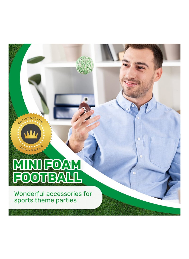 Generic - 30 Pack Mini Foam Footballs - Bulk Stress Balls for Kids, Perfect Party Favors, Sports Party Decorations, Classroom Prizes, and Reward Bag Fillers. Ideal for Fun and Engagement! - Image 1