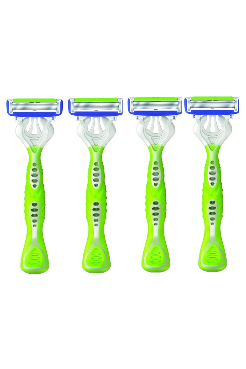 DORCO Eve 6 First Disposable 6 Blades Razor 3+1 Free - Image 1