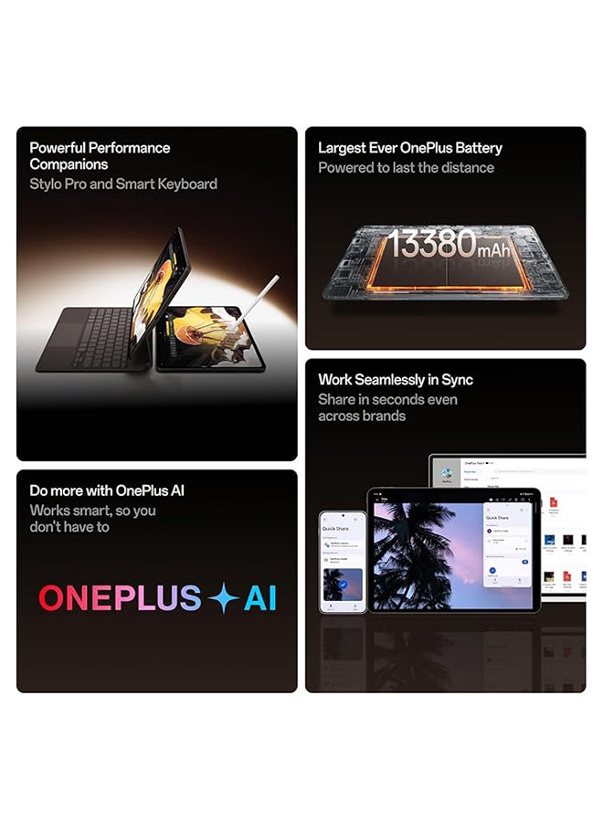 OnePlus Pad 4 Sage Mist 12GB RAM 256GB WiFi With Stylus & Keyboard - International Version - Image 4