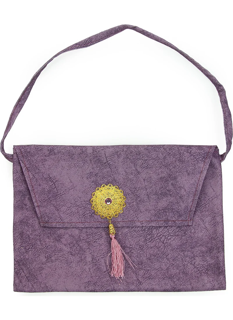 İhvan Ihvan Nubuck Rahle Size Quran Carrying Bag Purple