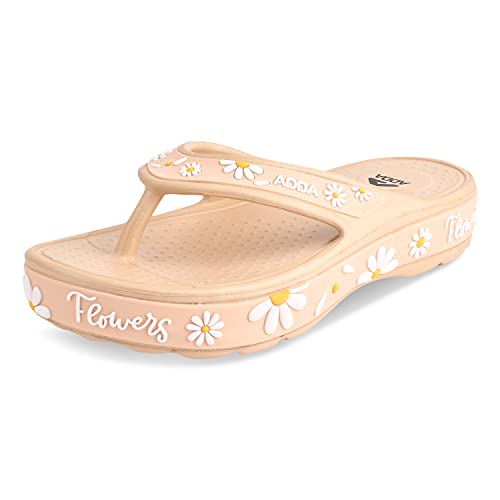 ADDA (LABEL) MYTIME-2 || Durable & Comfortable || 2D EVA Sole|| Antiskid || Lightweight || Fashionable || Super Soft || Outdoor Slipper || Slipper for Women - Image 4