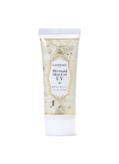 CANMAKE Canmake Mermaid Skin Gel 1.4 oz (40g) Sunscreen, Off with Face Wash (C02 Sunny Yellow (Vitamin C Derivative)) 