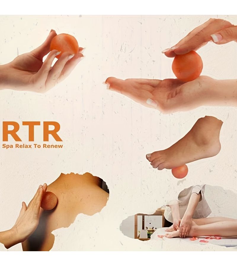 Natural Himalayan Salt Massage Balls Style2 1.97 Inch For Relaxation And Radiance - Image 2