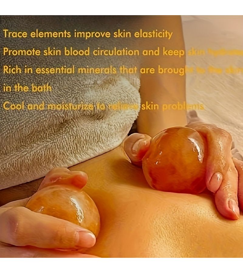 Natural Himalayan Salt Massage Balls Style2 1.97 Inch For Relaxation And Radiance - Image 1