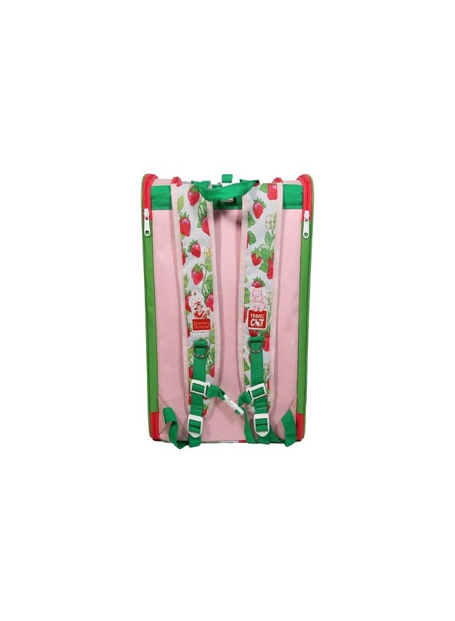 Your Cat Backpack Strawberry Shortcake x Travel Cat Backpack - Officially Licensed Convertible Pet Carrier Backpack with Fully Ventilated Mesh - Image 4