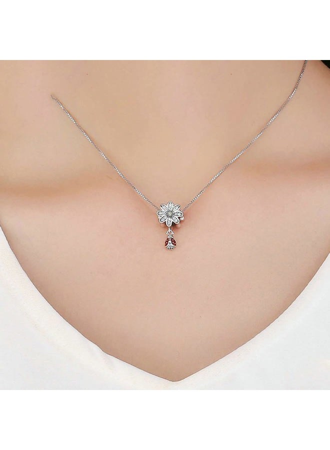 LAMOONY Ladybug Charm 925 Sterling Silver Bee Charm Beetle Charm Spider Charm Animal Charm for Pandora Charm Bracelet (Ladybug B) - Image 5