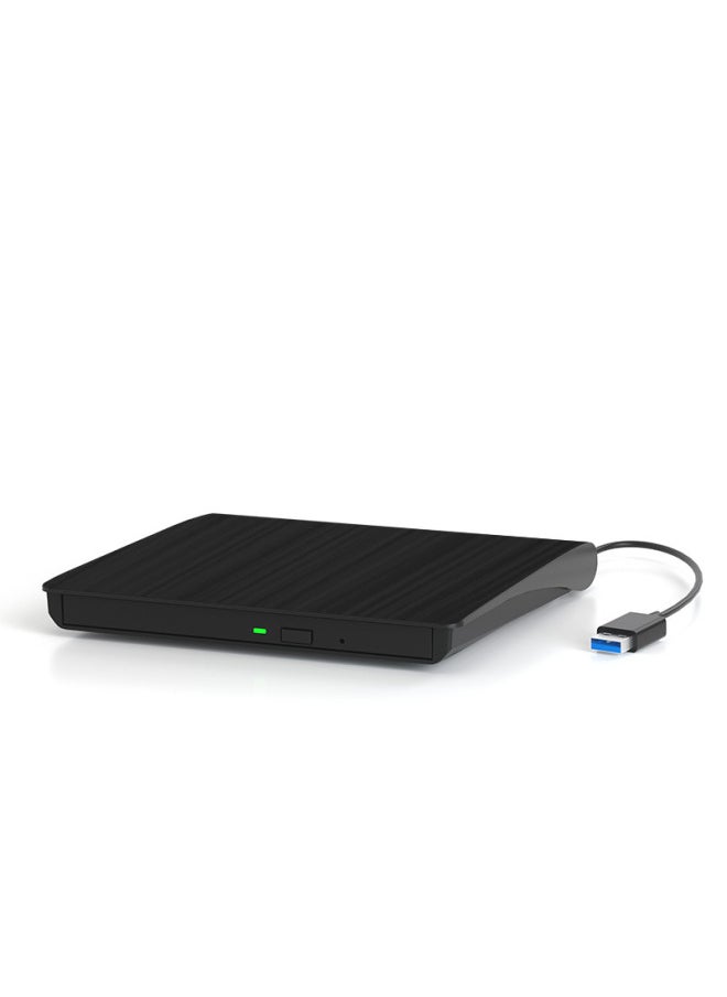 Generic Brushed USB External Optical Drive Dvd Burner Laptop Mobile Optical Drive-Color:brushed Single USB Black DVD  - Image 4