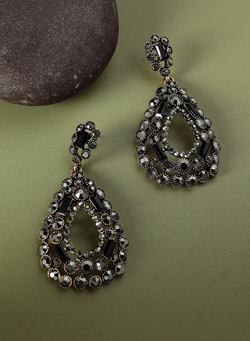 SOHI Enchanting Ember Artificial Drop Earring Jewellery