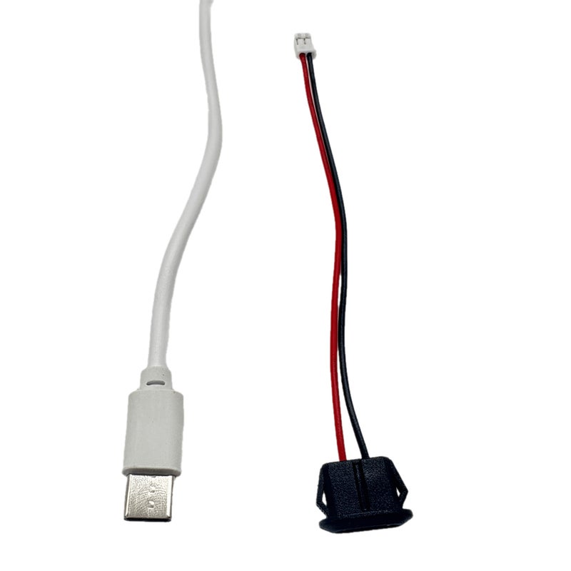 10pcs Type C 2 Pin PH2.0 Black Flat USB Female Connector for Devices - Image 3