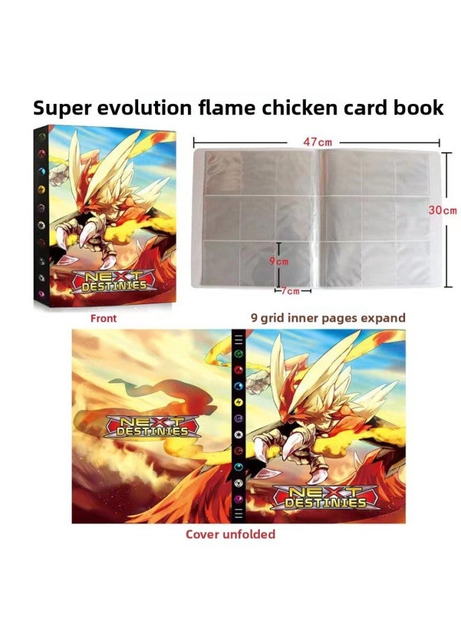 كتاب بطاقات سحرية للأطفال من باو كي مينغ جيني باو، كتاب بطاقات جيب، كتاب مجموعة وحوش، كتاب مجموعة بسعة كبيرة، حامل بطاقات