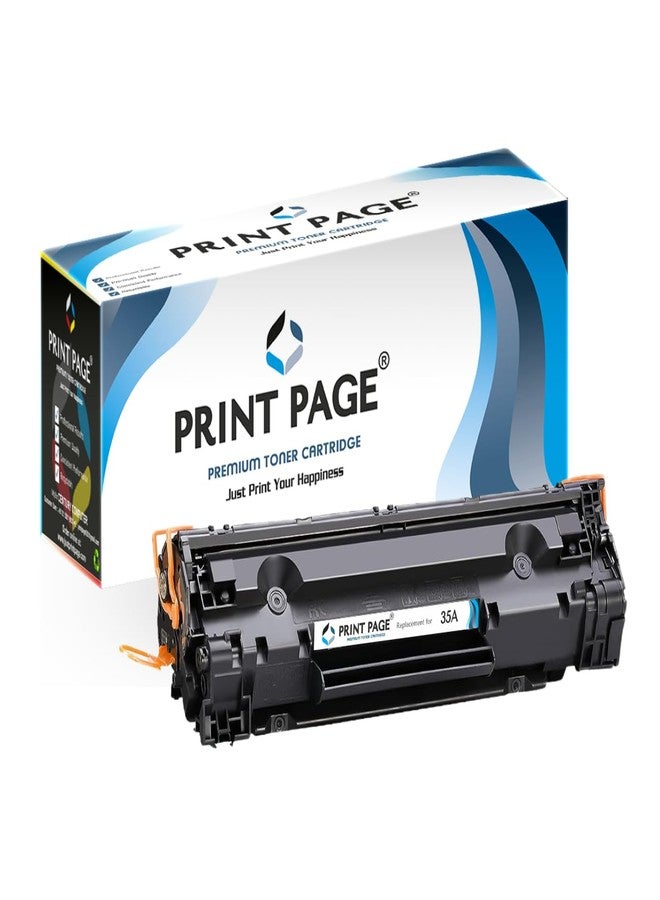 Print Page 35A Toner Cartridge Compatible for LJ Printers P1005, P1006 (1 pcs) - Image 1