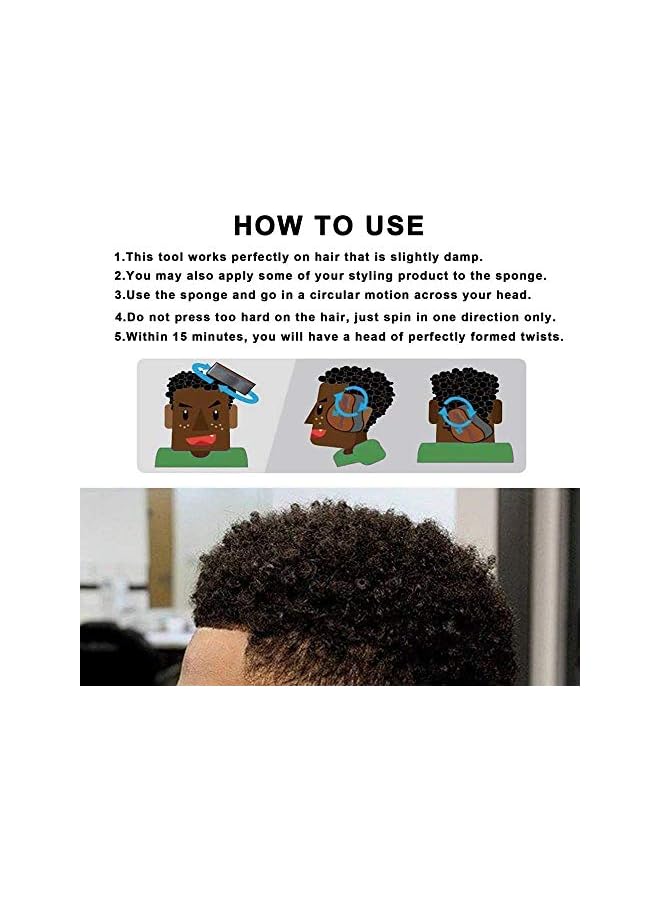 Zaboon Hair Twist Sponge Brush - Image 5