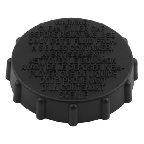 CZMZHFC Brake Fluid Cap, Brake Master Cylinder Fluid Reservoir Cap, Replace F88Z-2162-AA BRFC-4 Brake Filler Cap, Fit for Ford Expedition Excursion Lincoln Navigator F-150 F-250 GT E-150 E-250 E-350 - Image 1