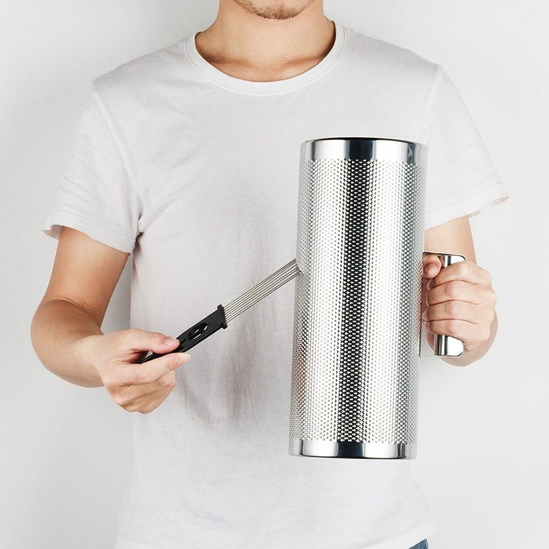 Vangoa Metal Guiro 12"x 5" Stainless Steel with Scraper Latin Percussion Instrument,By - Image 4