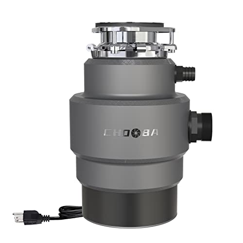 Chooba Garbage Disposal 3/4HP, Food Waste Disposal Continuous Feed, Garbage Disposal with Power Cord - Image 1