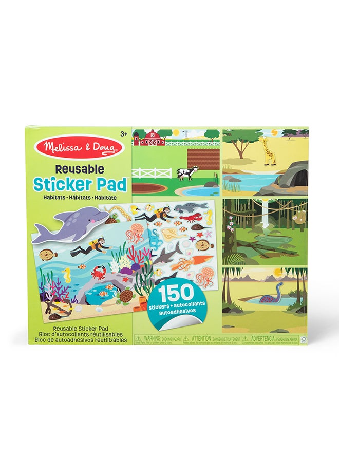 Melissa & Doug ملصقات قابلة لإعادة الاستخدام من ميليسا ودوج: المواطن - 150+ ملصق قابل لإعادة الاستخدام - معتمد من FSC - Image 1