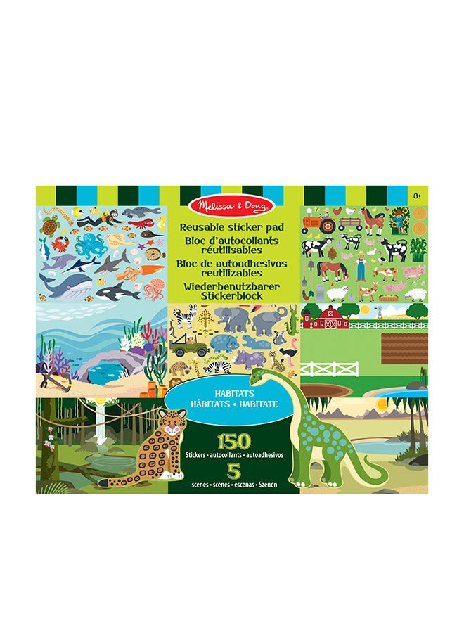 Melissa & Doug ملصقات قابلة لإعادة الاستخدام من ميليسا ودوج: المواطن - 150+ ملصق قابل لإعادة الاستخدام - معتمد من FSC - Image 2