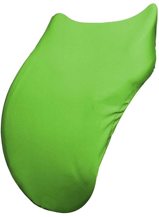 Gatsby StretchX English Saddle Cover Lime Green - Image 1