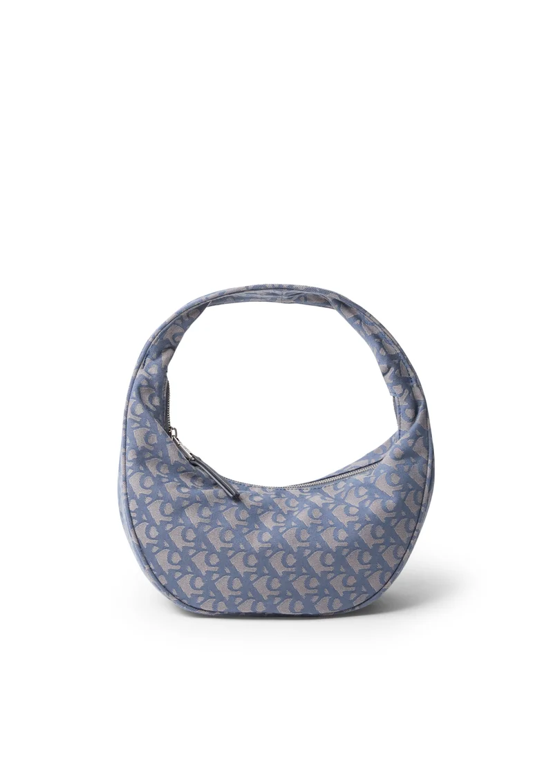 Calvin Klein Jeans Logo Detailed Zip through Hobo